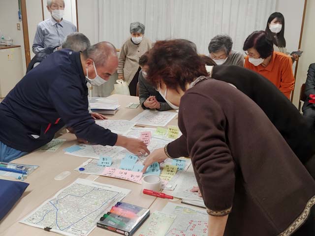 意見交換会と住民へのアンケート調査で町会の防災力を強化！